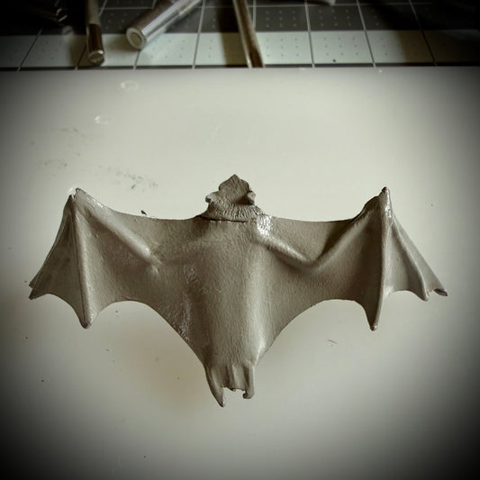 Leather Bat Hair Clip