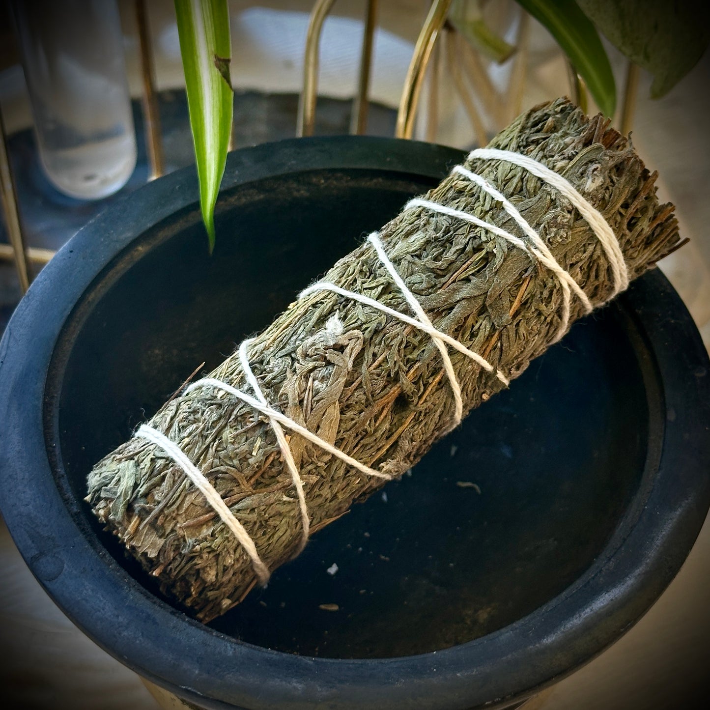 Black Sage (Mugwort) Smudge Stick