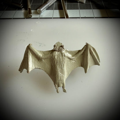Leather Bat Hair Clip