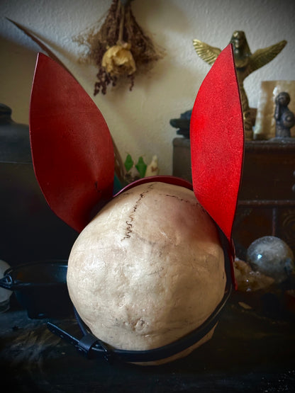 Leather Bunny Mask