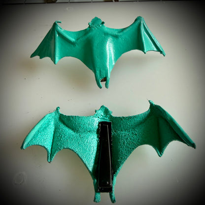 Leather Bat Hair Clip