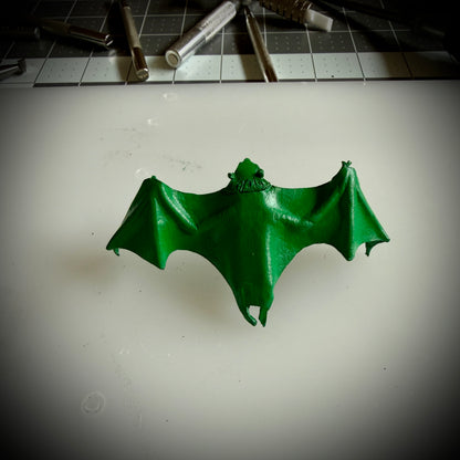 Leather Bat Hair Clip