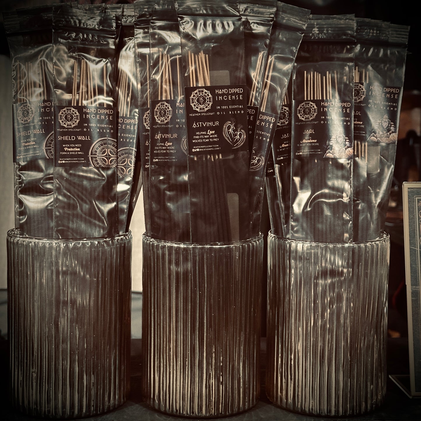 Charcoal Incense Sticks | 100% Essential Oil Blends
